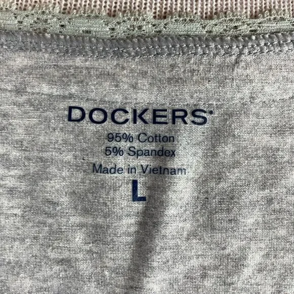 Dockers Gray V-Neck Tank Top Size L EUC - Picture 9 of 9